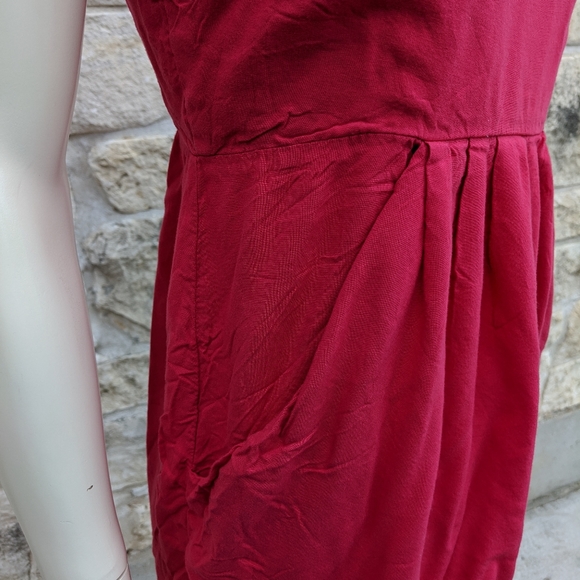 Super Red Dress Cute stylish Spaghetti Strap Vneck - Picture 11 of 11